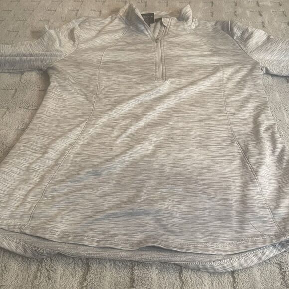 Spyder Active Quarter Zip Pullover Women’s Size Large Gray Stretch Athleisure - Picture 4 of 15